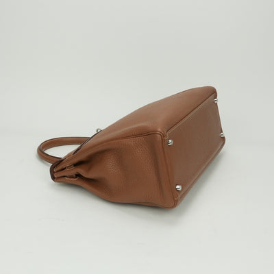HERMES HERMES Kelly 35 Kelly 35 Bag, Tote Bag, Shoulder Bag, Toryon Clemence, Gold, Brown, Silver Fittings