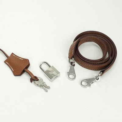HERMES HERMES Kelly 35 Kelly 35 Bag, Tote Bag, Shoulder Bag, Toryon Clemence, Gold, Brown, Silver Fittings