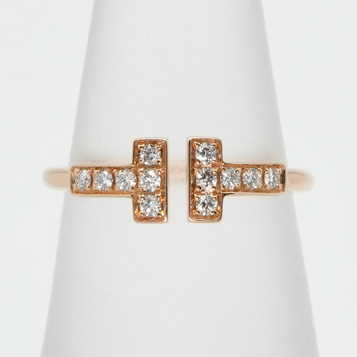 ティファニー TIFFANY&Co. ダイヤモンド ワイヤー リング Tワイヤー