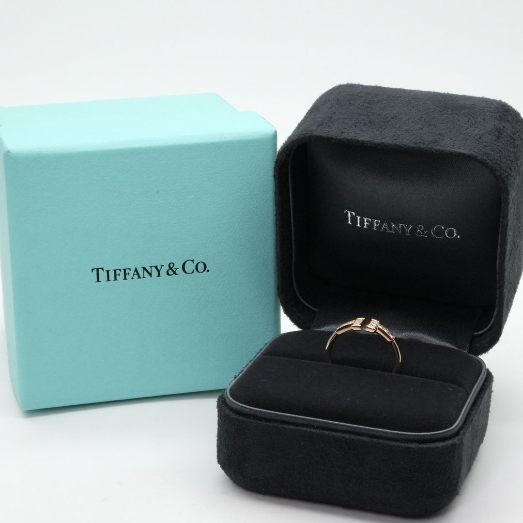 ティファニー TIFFANY&Co. ダイヤモンド ワイヤー リング Tワイヤー
