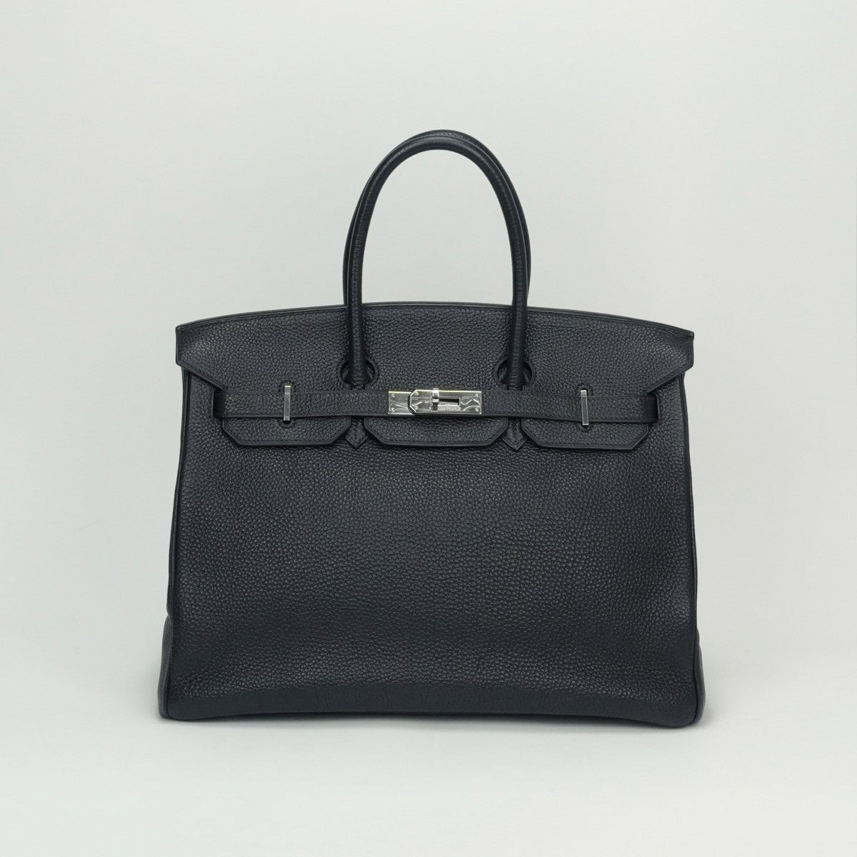 HERMES HERMES Birkin 35 Birkin 35 Bag Tote Bag Togo Navy Navy Silver Metal Fittings Birkin 35Togo Navy