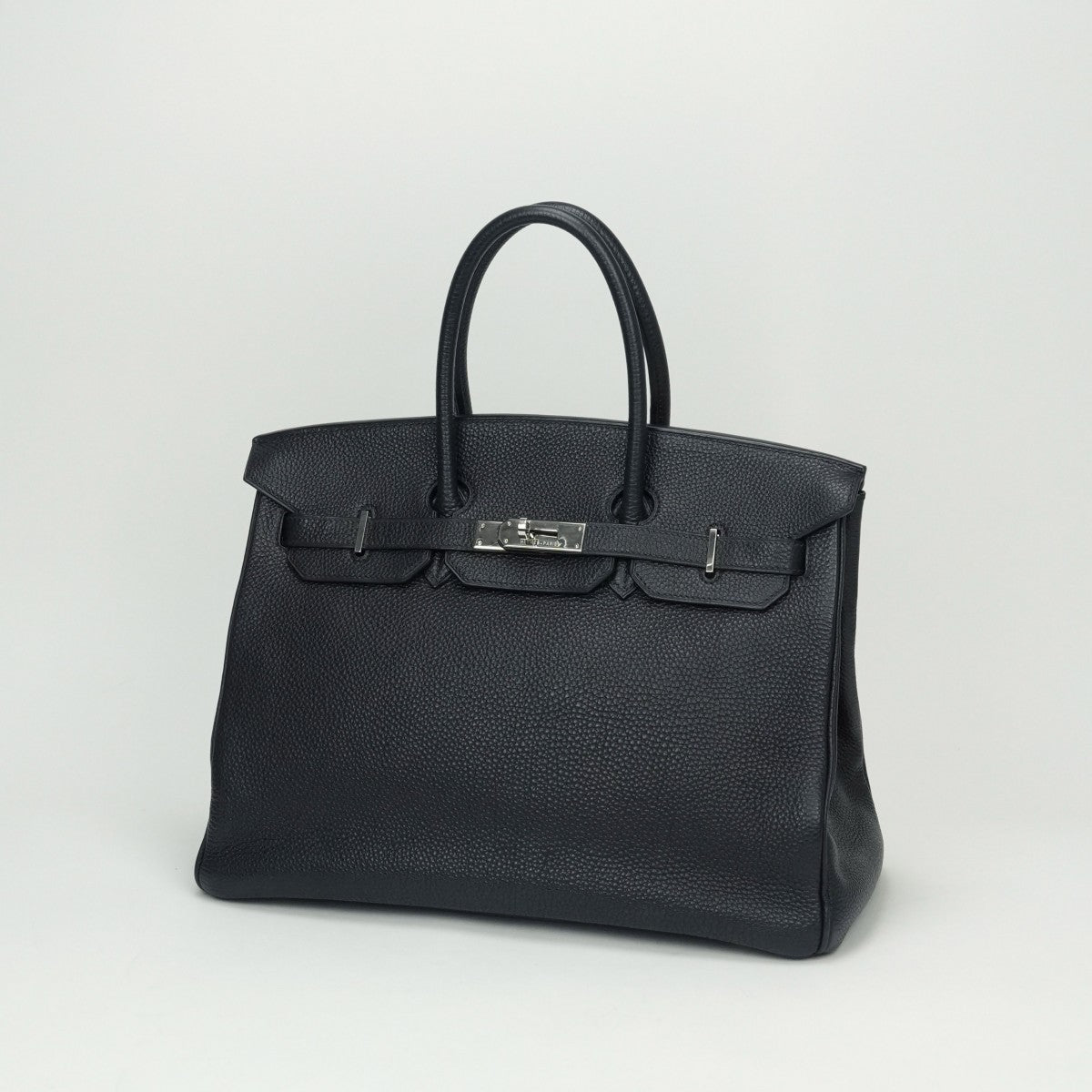 HERMES HERMES Birkin 35 Birkin 35 Bag Tote Bag Togo Navy Navy Silver Metal Fittings Birkin 35Togo Navy