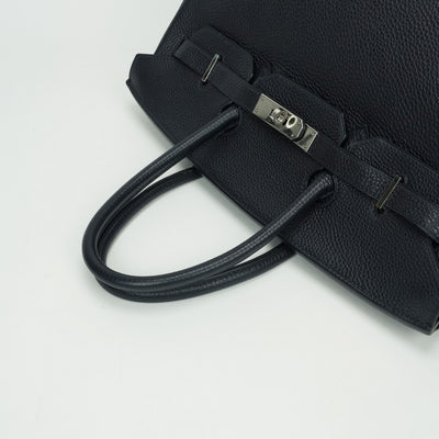 HERMES HERMES Birkin 35 Birkin 35 Bag Tote Bag Togo Navy Navy Silver Metal Fittings Birkin 35Togo Navy