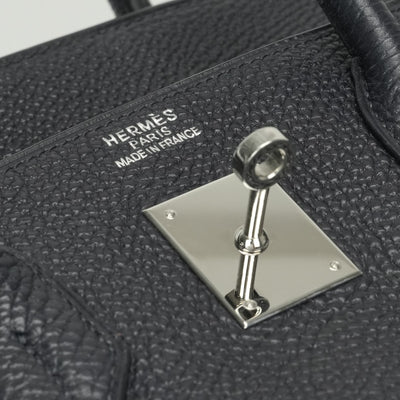HERMES HERMES Birkin 35 Birkin 35 Bag Tote Bag Togo Navy Navy Silver Metal Fittings Birkin 35Togo Navy