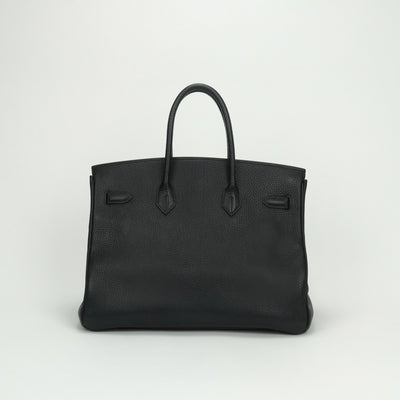 エルメス HERMES バーキン35 バーキン 35 バッグ トートバッグ トゴ ノワール noir ブラック Black 黒 ゴールド金具 ハンドバッグ