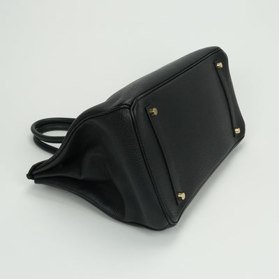 エルメス HERMES バーキン35 バーキン 35 バッグ トートバッグ トゴ ノワール noir ブラック Black 黒 ゴールド金具 ハンドバッグ