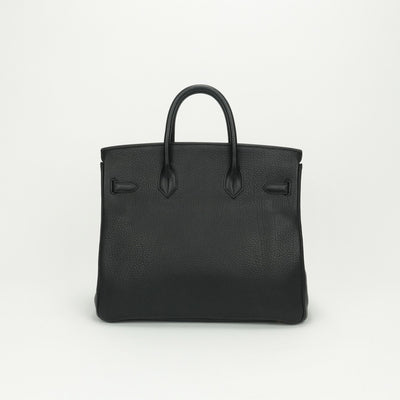 HERMES HERMES Haut a courroies 32 Haut a courroies 32 Bag Tote Bag Fjord Noir Noir Black Black Gold Hardware HERMES OEAUTacroa handbag