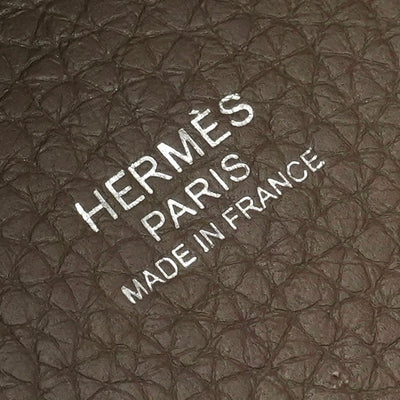 HERMES HERMES Picotin lock PM Picotin lock PM Picotin lock 18 Bag Tote Bag Torillon Clemence Etoupe Greige Grey Silver Hardware