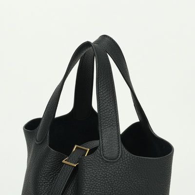 エルメス HERMES ピコタンロックPM ピコタンロック PM ピコタンPM ピコタンロック18 バッグ トートバッグ トリヨンクレマンス ノワール noir ブラック black 黒 ゴールド金具 ピコタンロック　ピコタン　トリヨン