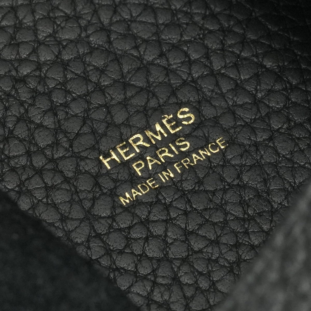 エルメス HERMES ピコタンロックPM ピコタンロック PM ピコタンPM ピコタンロック18 バッグ トートバッグ トリヨンクレマンス ノワール noir ブラック black 黒 ゴールド金具 ピコタンロック　ピコタン　トリヨン