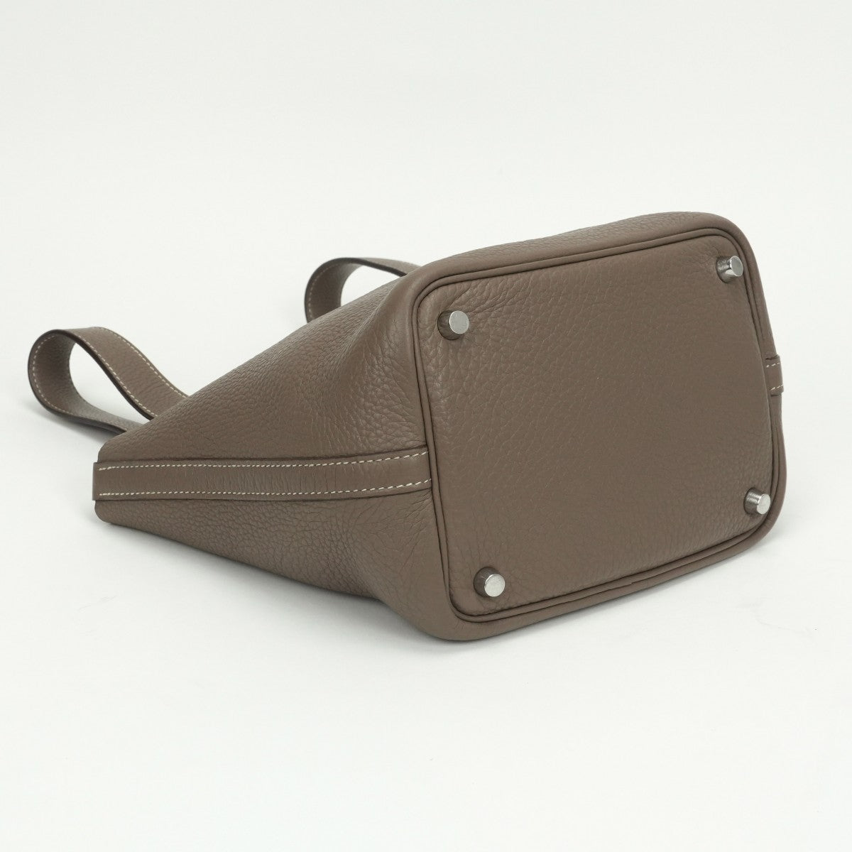 エルメス HERMES ピコタンロックPM ピコタンロック PM ピコタンPM ピコタンロック18 バッグ トートバッグ トリヨンクレマンス エトゥープ Etoupe グレー gray シルバー金具 ピコタン ハンドバッグ トリヨン