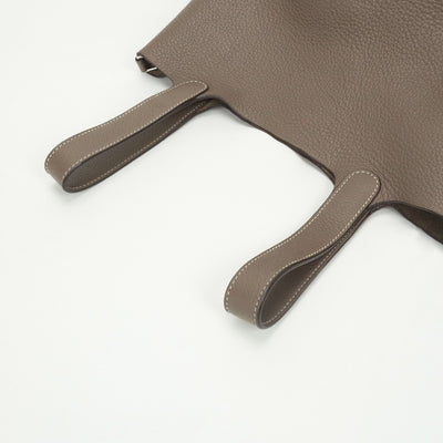 エルメス HERMES ピコタンロックPM ピコタンロック PM ピコタンPM ピコタンロック18 バッグ トートバッグ トリヨンクレマンス エトゥープ Etoupe グレー gray シルバー金具 ピコタン ハンドバッグ トリヨン