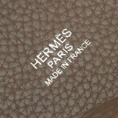 エルメス HERMES ピコタンロックPM ピコタンロック PM ピコタンPM ピコタンロック18 バッグ トートバッグ トリヨンクレマンス エトゥープ Etoupe グレー gray シルバー金具 ピコタン ハンドバッグ トリヨン