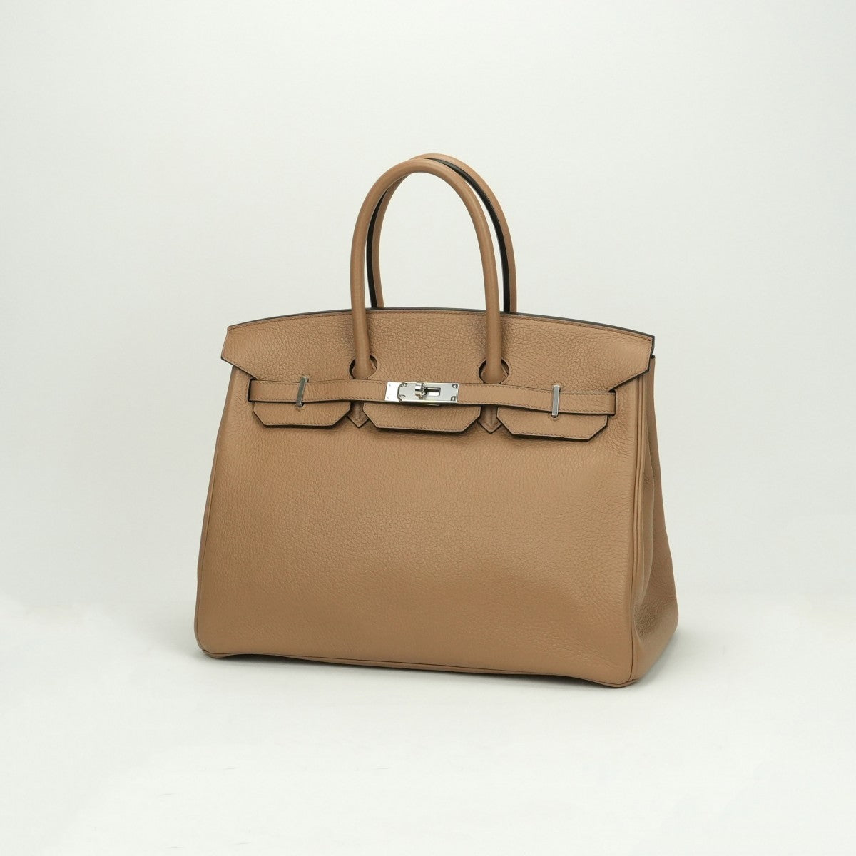 HERMES HERMES Birkin 35 Birkin 35 Bag Tote Bag Togo Chai Beige Silver Hardware