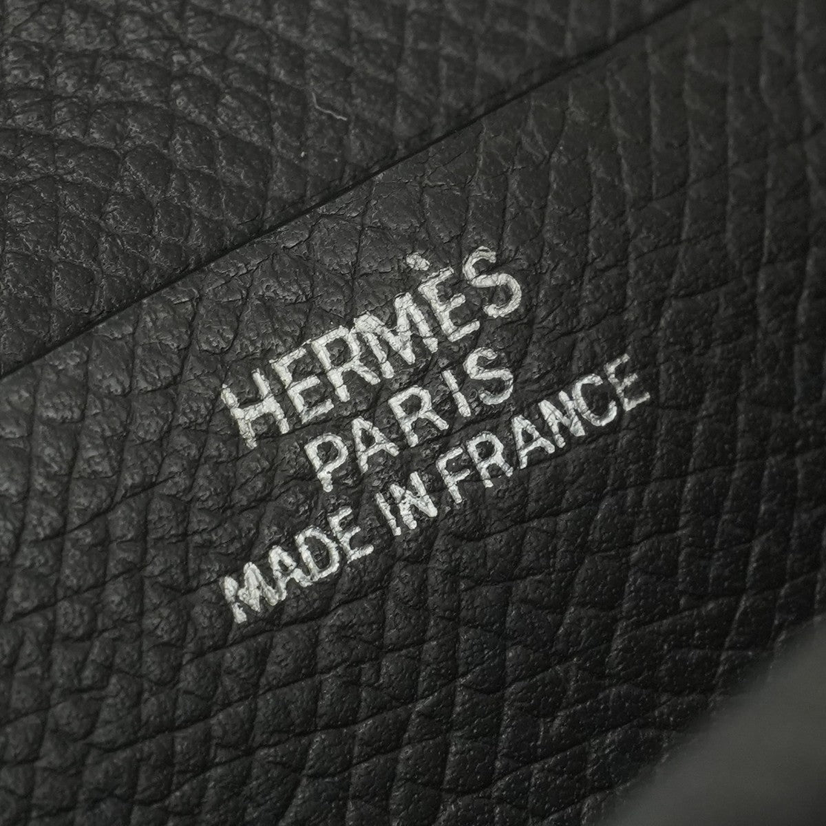 エルメス HERMES ベアンクラシック ベアン クラシック 財布 長財布 ロングウォレット エプソン グラファイト Graphite グレー Gray シルバー金具 ヴォーエプソン