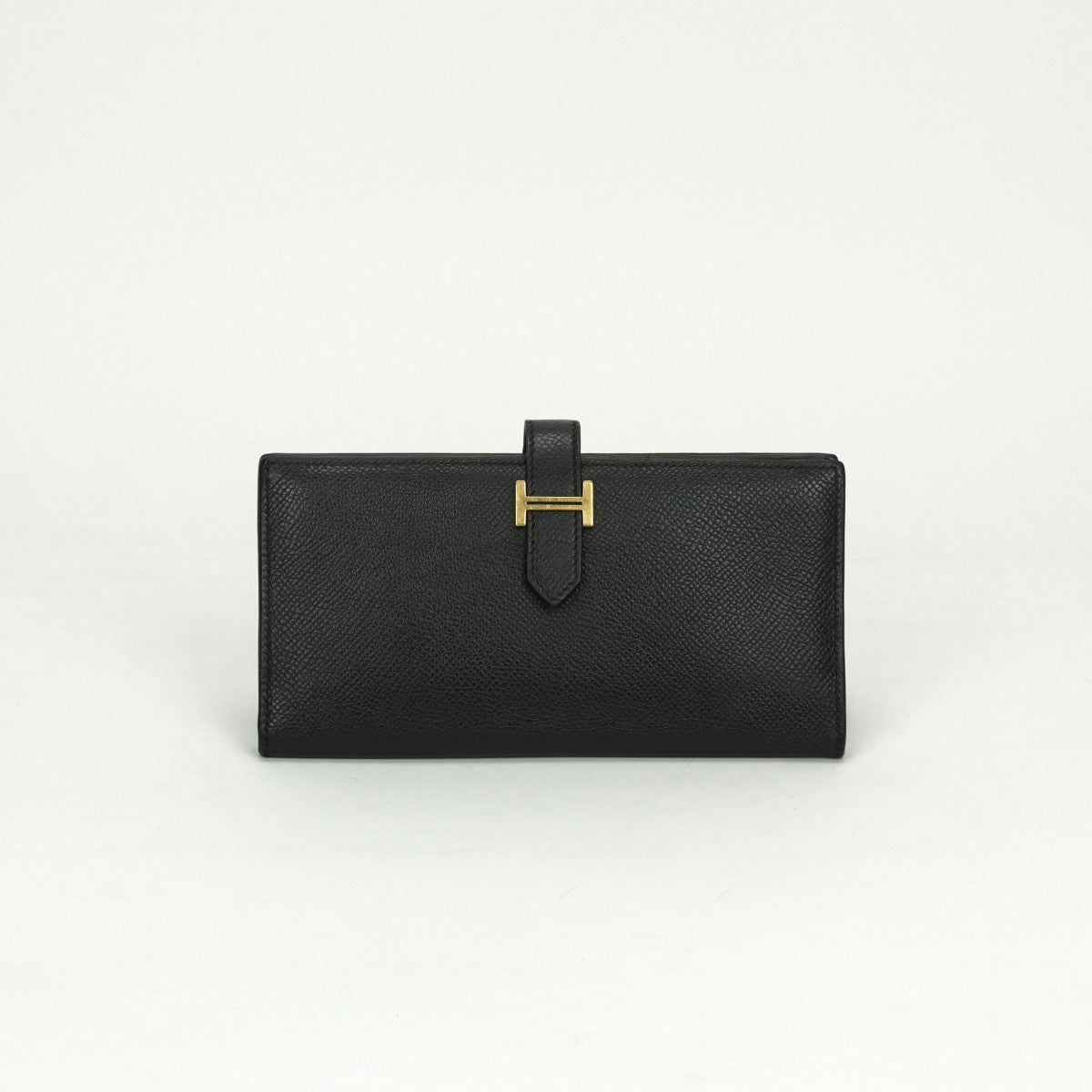 エルメス HERMES ベアンスフレ ベアン スフレ 財布 長財布 ロングウォレット エプソン ノワール noir ブラック black 黒 ゴールド金具 ベアンスフレ　エプソン　エルメス