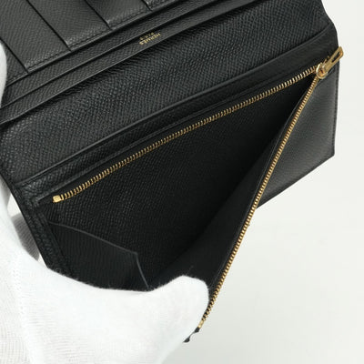 エルメス HERMES ベアンスフレ ベアン スフレ 財布 長財布 ロングウォレット エプソン ノワール noir ブラック black 黒 ゴールド金具 ベアンスフレ　エプソン　エルメス