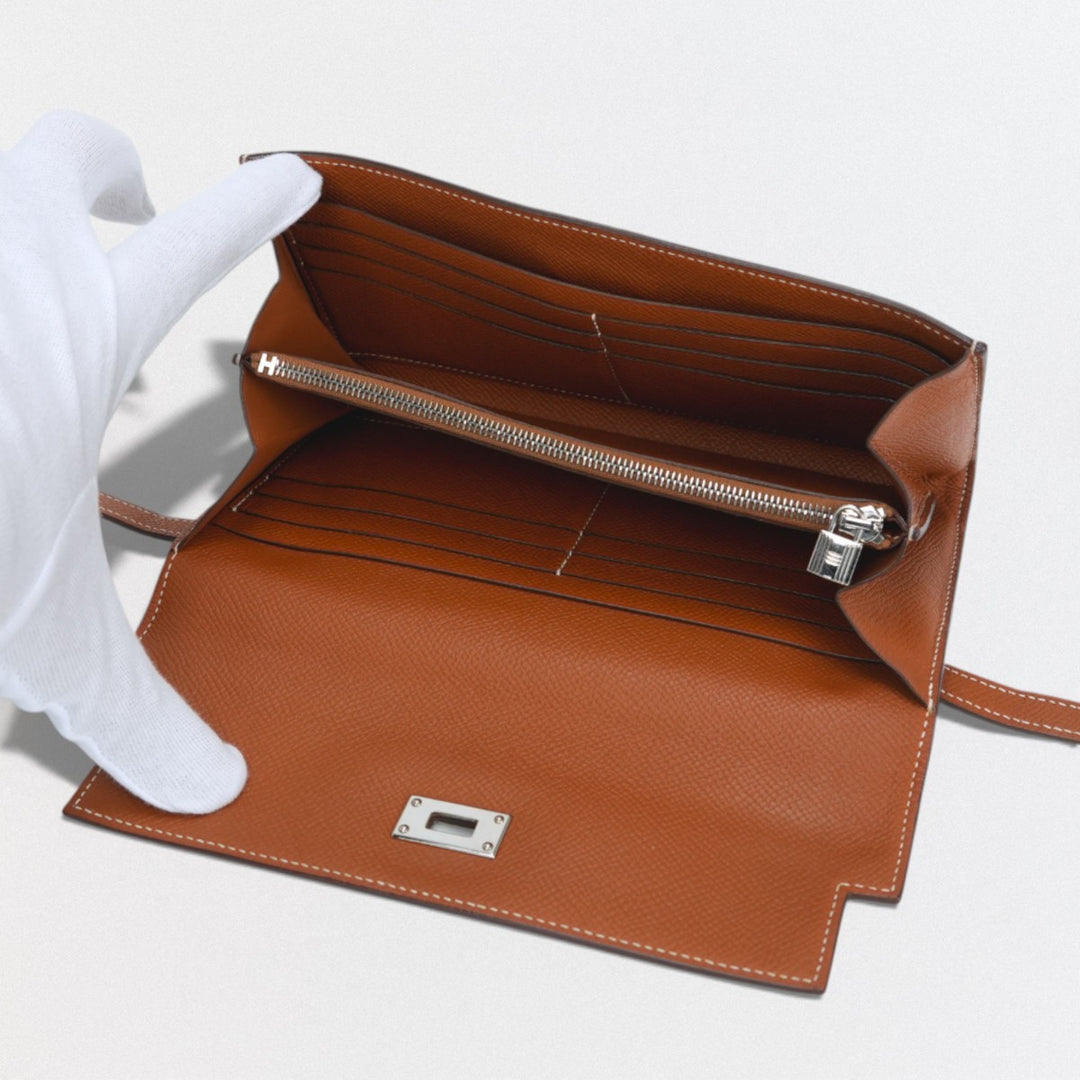 エルメス HERMES ケリーウォレット ケリーウォレットロング 財布 長 