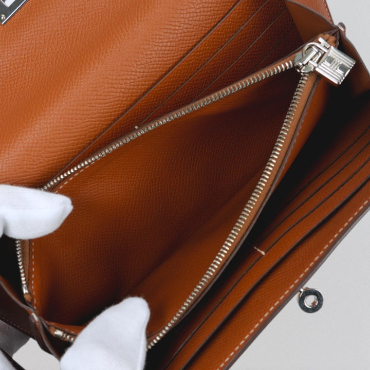 エルメス HERMES ケリーウォレット ケリーウォレットロング 財布 長