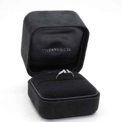 ティファニー TIFFANY&Co. ワイヤー リング Tワイヤー 18K ホワイトゴールド ティファニー T リング 指輪 750WG シルバー ダイヤモンド 　ホワイトゴールド