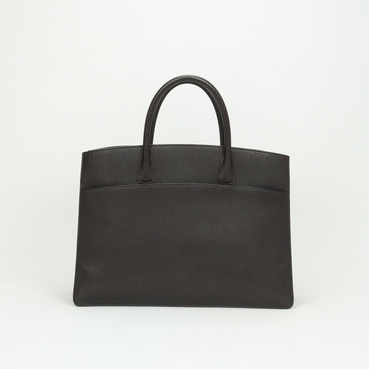 HERMES HERMES Whitebus GM Whitebus GM Bag, Tote Bag, Fjord, Chocolate, Brown, Gold Fittings HERMES White Bath Chocolat Handbag