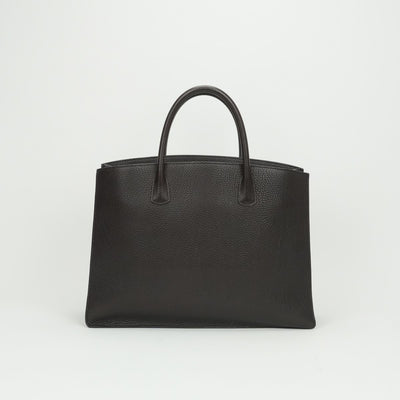 HERMES HERMES Whitebus GM Whitebus GM Bag, Tote Bag, Fjord, Chocolate, Brown, Gold Fittings HERMES White Bath Chocolat Handbag