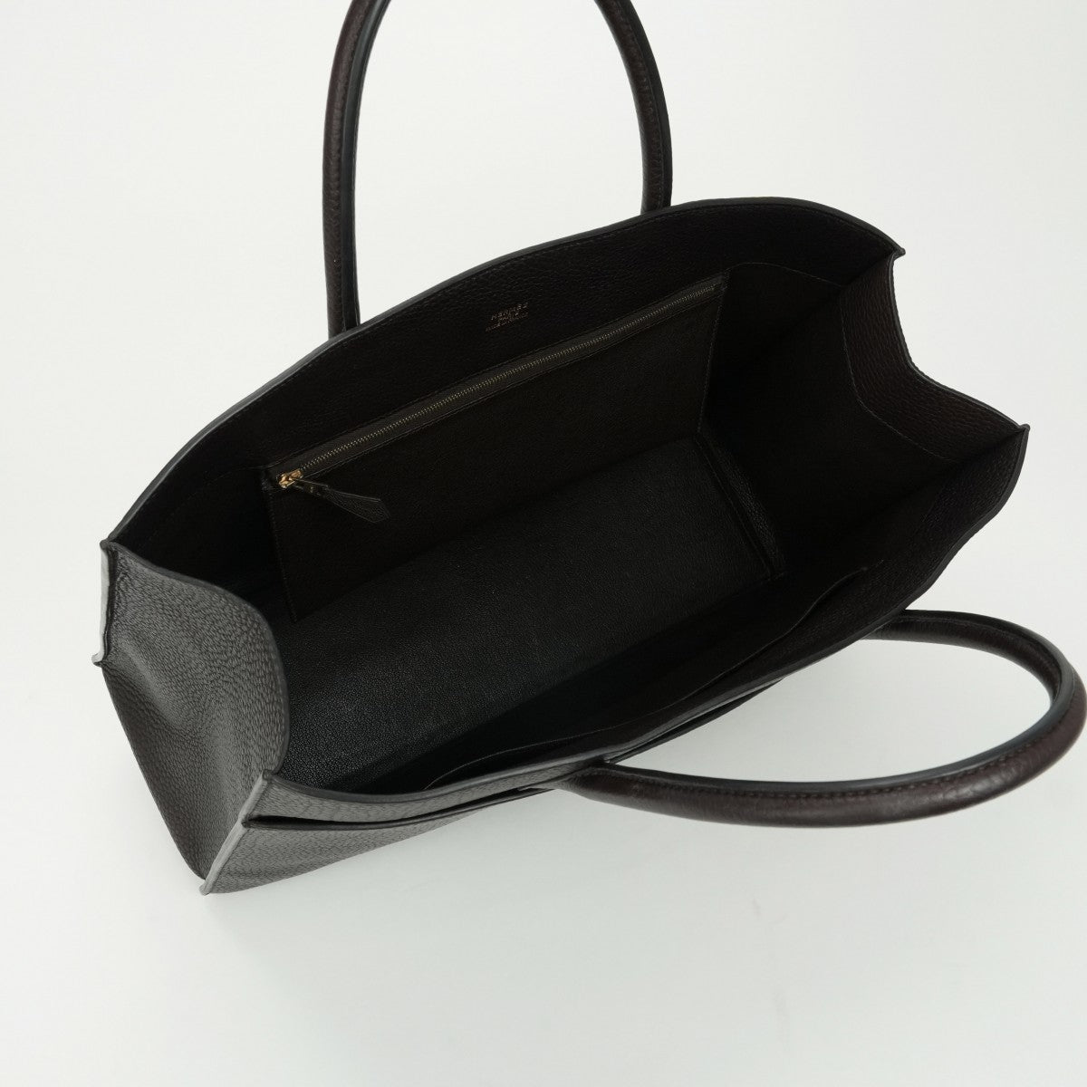 HERMES HERMES Whitebus GM Whitebus GM Bag, Tote Bag, Fjord, Chocolate, Brown, Gold Fittings HERMES White Bath Chocolat Handbag
