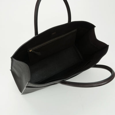 HERMES HERMES Whitebus GM Whitebus GM Bag, Tote Bag, Fjord, Chocolate, Brown, Gold Fittings HERMES White Bath Chocolat Handbag