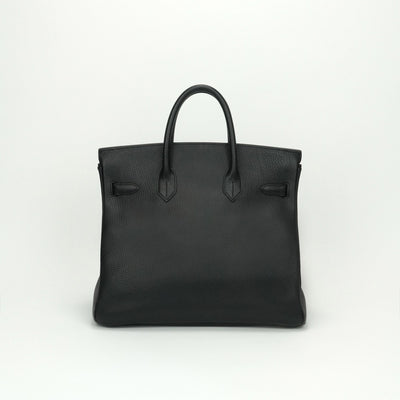 HERMES HERMES Haut a courroies 32 Haut a courroies 32 bag tote bag ardenne noir noir black black gold hardware