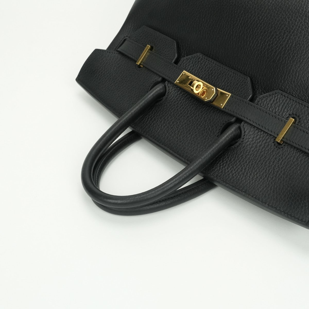 HERMES HERMES Haut a courroies 32 Haut a courroies 32 bag tote bag ardenne noir noir black black gold hardware