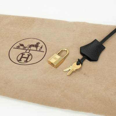 HERMES HERMES Haut a courroies 32 Haut a courroies 32 bag tote bag ardenne noir noir black black gold hardware