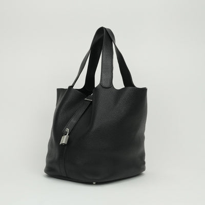 エルメス HERMES ピコタンロックGM ピコタンロック GM ピコタンロック26 バッグ トートバッグ トリヨンクレマンス ノワール noir ブラック Black 黒 シルバー金具