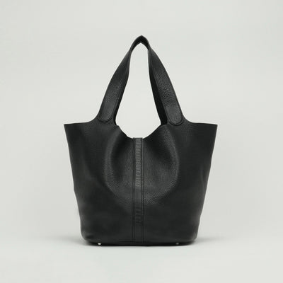 エルメス HERMES ピコタンロックGM ピコタンロック GM ピコタンロック26 バッグ トートバッグ トリヨンクレマンス ノワール noir ブラック Black 黒 シルバー金具