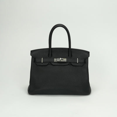エルメス HERMES バーキン30 バーキン 30 バッグ トートバッグ トゴ ノワール　noir ブラック Black 黒 シルバー金具 ハンドバッグ