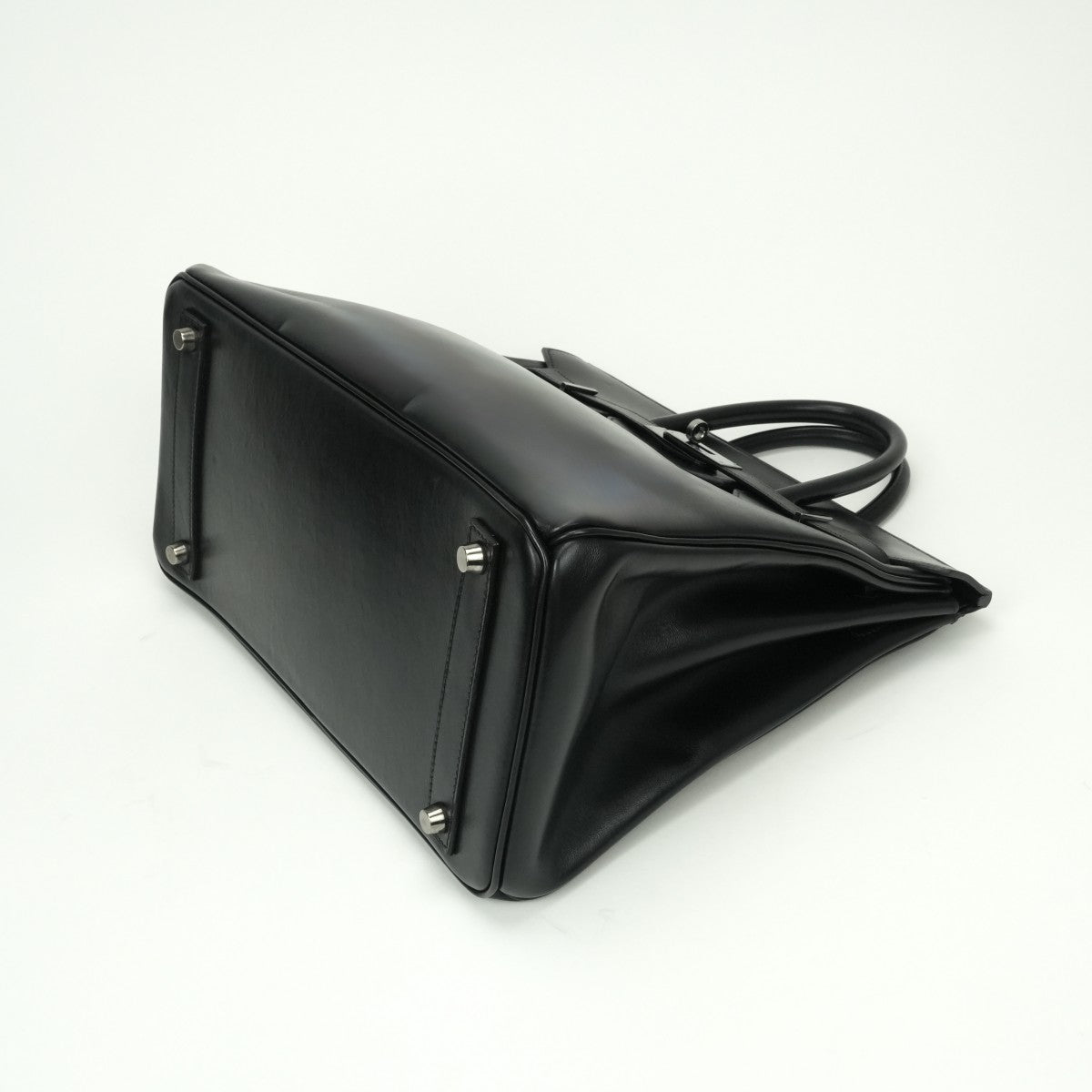HERMES HERMES Haut a courroies 32 Haut a courroies 32 Bag tote bag box calf noir noir black black silver hardware