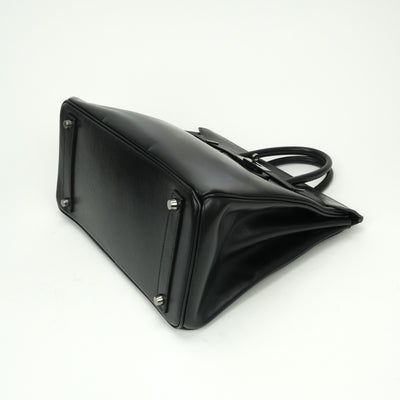 HERMES HERMES Haut a courroies 32 Haut a courroies 32 Bag tote bag box calf noir noir black black silver hardware