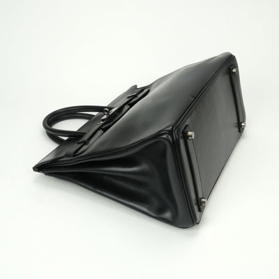 HERMES HERMES Haut a courroies 32 Haut a courroies 32 Bag tote bag box calf noir noir black black silver hardware