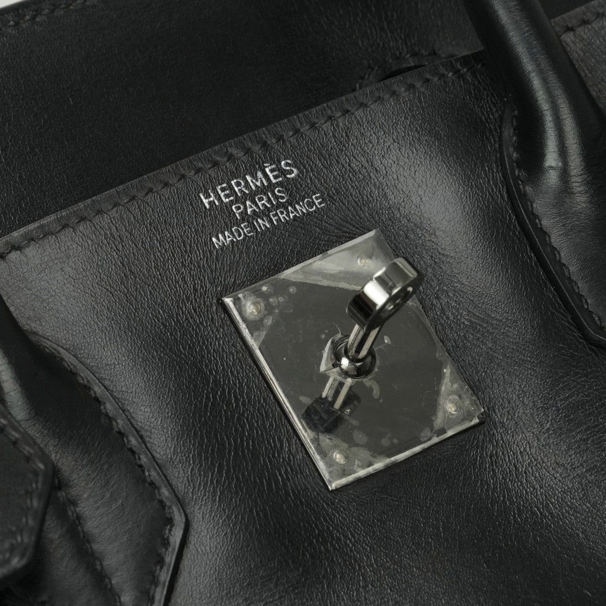 HERMES HERMES Haut a courroies 32 Haut a courroies 32 Bag tote bag box calf noir noir black black silver hardware