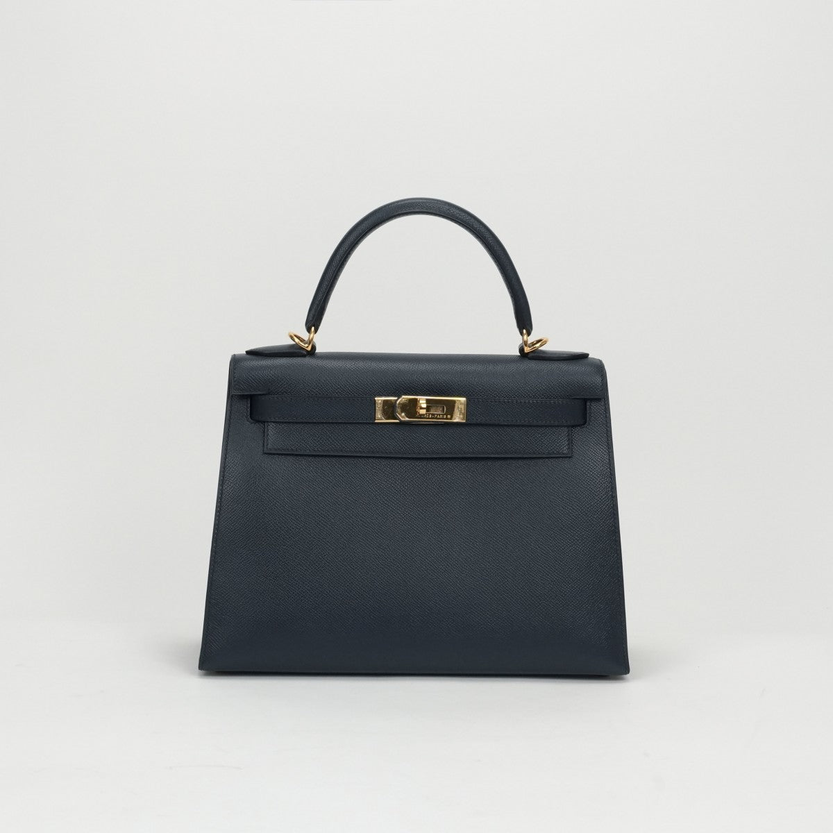 HERMES HERMES Kelly 28 Kelly 28 Bag Tote Bag Shoulder Bag Kushbell Blue Indigo Navy Navy Gold Metal Fittings Vaugh Epson KushbellKelly