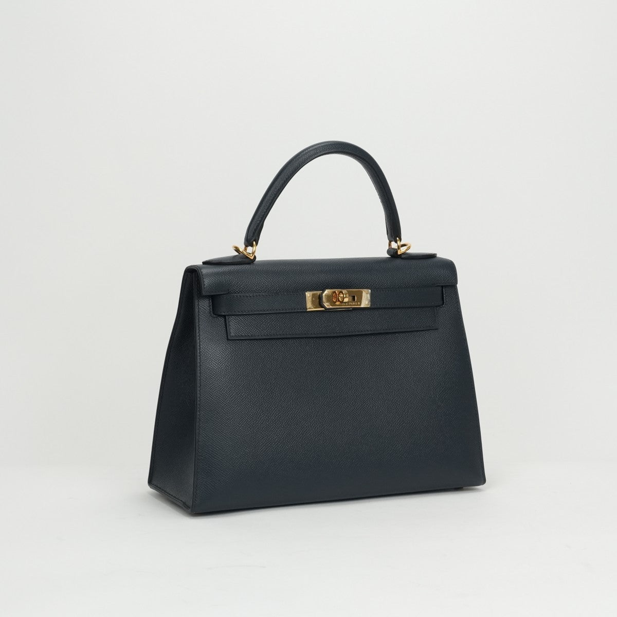 HERMES HERMES Kelly 28 Kelly 28 Bag Tote Bag Shoulder Bag Kushbell Blue Indigo Navy Navy Gold Metal Fittings Vaugh Epson KushbellKelly