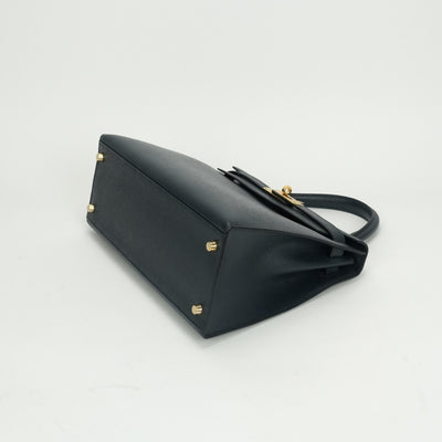 HERMES HERMES Kelly 28 Kelly 28 Bag Tote Bag Shoulder Bag Kushbell Blue Indigo Navy Navy Gold Metal Fittings Vaugh Epson KushbellKelly