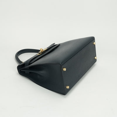 HERMES HERMES Kelly 28 Kelly 28 Bag Tote Bag Shoulder Bag Kushbell Blue Indigo Navy Navy Gold Metal Fittings Vaugh Epson KushbellKelly