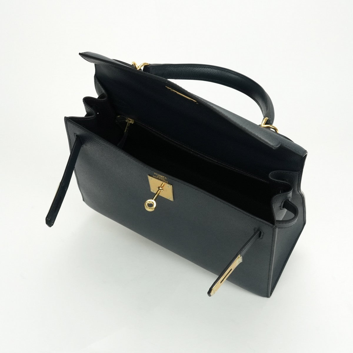 HERMES HERMES Kelly 28 Kelly 28 Bag Tote Bag Shoulder Bag Kushbell Blue Indigo Navy Navy Gold Metal Fittings Vaugh Epson KushbellKelly
