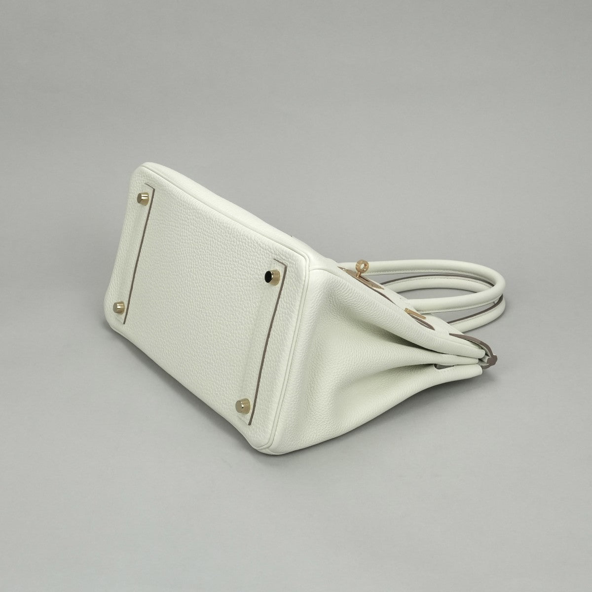 HERMES HERMES Birkin 30 Birkin 30 Bag Tote Bag Toryon Clemence Mushroom Beige Gold Fittings HERMES Birkin Torillon handbag