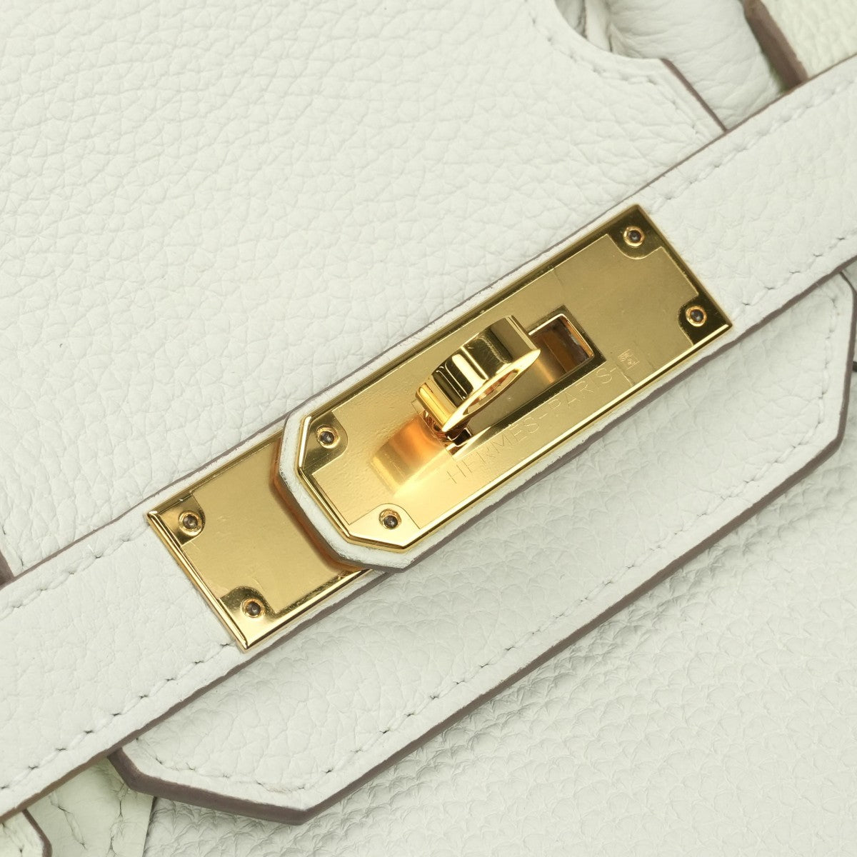 HERMES HERMES Birkin 30 Birkin 30 Bag Tote Bag Toryon Clemence Mushroom Beige Gold Fittings HERMES Birkin Torillon handbag