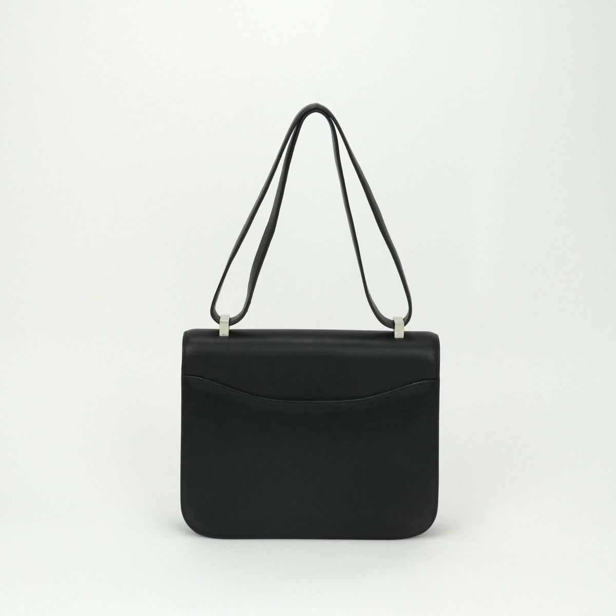 エルメス HERMES コンスタンス25 コンスタンス 25 バッグ ショルダーバッグ シャモニー ノワール noir ブラック 黒 シルバー金具 ボックスカーフ　バレニア　ヴァッシュ