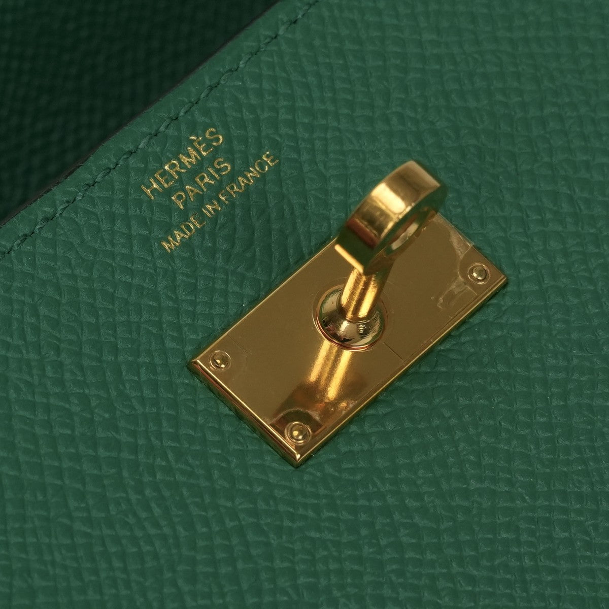 エルメス HERMES ケリーウォレット ケリーウォレットロング 財布 長財布 ロングウォレット エプソン ヴェールヴェルティゴ Vert Vertigo グリーン green 緑 ゴールド金具 ヴォーエプソン