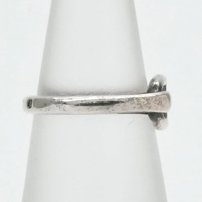 HERMES HERMES Chaine d'Ancre Ring Ag925 Silver Chaine Dunkle Size 8
