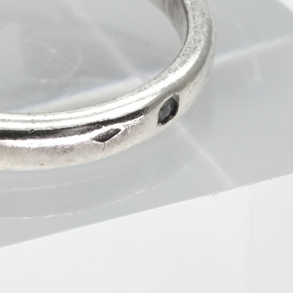 HERMES HERMES Chaine d'Ancre Ring Ag925 Silver Chaine Dunkle Size 8
