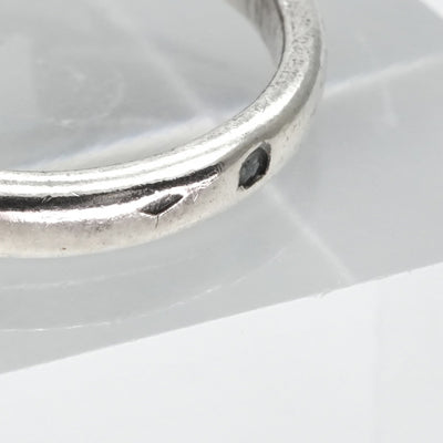 HERMES HERMES Chaine d'Ancre Ring Ag925 Silver Chaine Dunkle Size 8